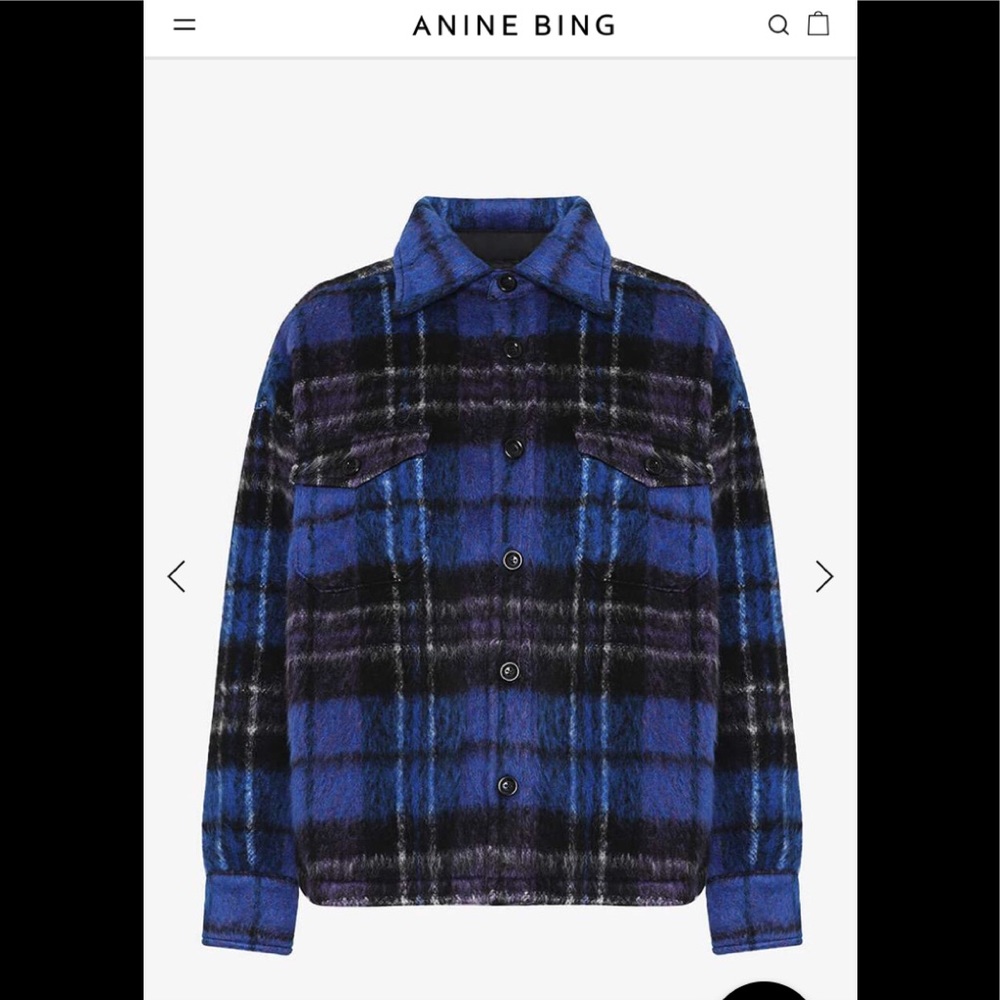 SAMONE JACKET - PURPLE PLAID